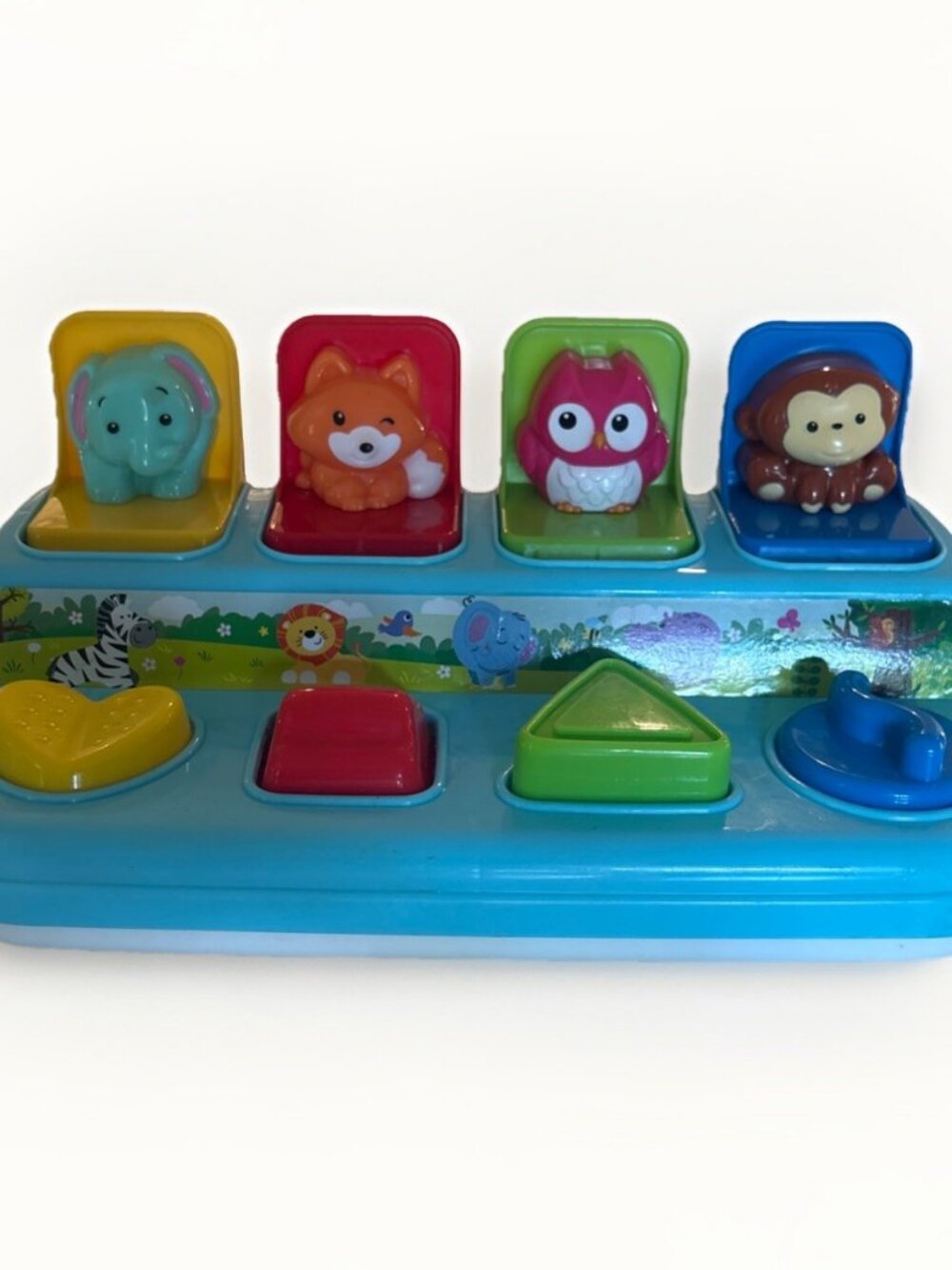 Playgo Toy Pop Up Number Animals Learning Game Toddlers Baby Colors Screen Free